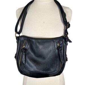 Retro Leather Saddle Bag Black Grunge Rock n Roll Preppy Classic Western Boho